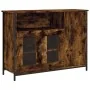 Aparador madera de ingeniería roble ahumado 100x35x75 cm von , Sideboards - Ref: Foro24-835511, Preis: 74,61 €, Rabatt: -5%%