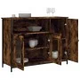 Aparador madera de ingeniería roble ahumado 100x35x75 cm von , Sideboards - Ref: Foro24-835511, Preis: 74,61 €, Rabatt: -5%%