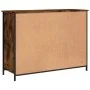 Aparador madera de ingeniería roble ahumado 100x35x75 cm von , Sideboards - Ref: Foro24-835511, Preis: 74,61 €, Rabatt: -5%%