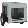 Remolque de bicicleta mascotas hierro tela Oxford gris negro von , Kinderwagen für Haustiere - Ref: Foro24-93909, Preis: 88,2...