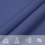 Toldo de vela rectangular tela Oxford azul 2,5x5 m | Foro24.es | Tu tienda online para hogar, jardín y más Foro24.es