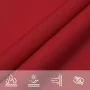 Toldo de vela rectangular tela Oxford rojo 5x7 m | Foro24.es | Tu tienda online para hogar, jardín y más Foro24.es