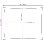 Toldo de vela rectangular tela Oxford rojo 6x7 m | Foro24.es | Tu tienda online para hogar, jardín y más Foro24.es