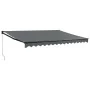 Toldo retráctil aluminio y tela gris antracita 4,5x3 m by , Awnings - Ref: Foro24-3154464, Price: 307,44 €, Discount: -5%%