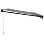 Toldo retráctil aluminio y tela gris antracita 4,5x3 m by , Awnings - Ref: Foro24-3154464, Price: 307,44 €, Discount: -5%%