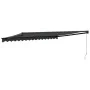 Toldo retráctil aluminio y tela gris antracita 4,5x3 m by , Awnings - Ref: Foro24-3154464, Price: 307,44 €, Discount: -5%%