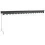 Toldo retráctil aluminio y tela gris antracita 4,5x3 m by , Awnings - Ref: Foro24-3154464, Price: 307,44 €, Discount: -5%%