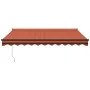 Toldo retráctil aluminio y tela naranja y marrón 3x2,5 m | Foro24.es | Tu tienda online para hogar, jardín y más Foro24.es