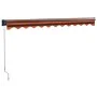 Toldo retráctil aluminio y tela naranja y marrón 3x2,5 m | Foro24.es | Tu tienda online para hogar, jardín y más Foro24.es