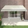 Toldo retráctil aluminio y tela color crema 4x3 m | Foro24.es | Tu tienda online para hogar, jardín y más Foro24.es