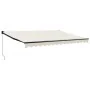Toldo retráctil aluminio y tela color crema 4x3 m | Foro24.es | Tu tienda online para hogar, jardín y más Foro24.es