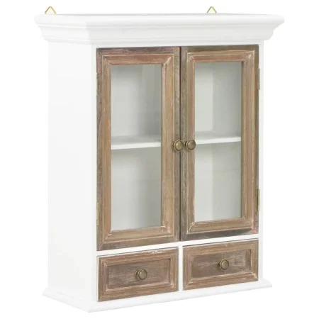 Armario de pared de madera maciza blanco 49x22x59 cm by , Kitchen cabinets - Ref: Foro24-280073, Price: 95,08 €, Discount: -5%%