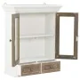 Armario de pared de madera maciza blanco 49x22x59 cm by , Kitchen cabinets - Ref: Foro24-280073, Price: 95,08 €, Discount: -5%%