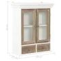 Armario de pared de madera maciza blanco 49x22x59 cm by , Kitchen cabinets - Ref: Foro24-280073, Price: 95,08 €, Discount: -5%%
