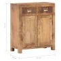 Aparador de madera de mango maciza rugosa 65x30x75 cm | Foro24.es | Tu tienda online para hogar, jardín y más Foro24.es
