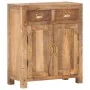 Aparador de madera de mango maciza rugosa 65x30x75 cm | Foro24.es | Tu tienda online para hogar, jardín y más Foro24.es