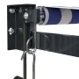 Toldo retráctil automático azul y blanco 5x3 m | Foro24.es | Tu tienda online para hogar, jardín y más Foro24.es