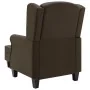 Sillón con reposapiés de tela marrón | Foro24.es | Tu tienda online para hogar, jardín y más Foro24.es