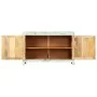 Aparador madera maciza de mango azul claro 110x35x70 cm | Foro24.es | Tu tienda online para hogar, jardín y más Foro24.es