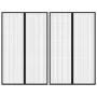 Mosquiteras para puerta bloque magnético 2 uds negro 220x130 cm | Foro24.es | Tu tienda online para hogar, jardín y más Foro24.es