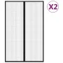 Mosquiteras para puerta bloque magnético 2 uds negro 220x130 cm | Foro24.es | Tu tienda online para hogar, jardín y más Foro24.es