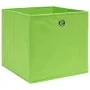 Cajas de almacenaje 4 uds tela no tejida verde 28x28x28 cm by , Storage baskets - Ref: Foro24-325227, Price: 18,13 €, Discoun...