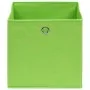 Cajas de almacenaje 4 uds tela no tejida verde 28x28x28 cm by , Storage baskets - Ref: Foro24-325227, Price: 18,13 €, Discoun...