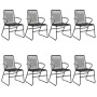 Juego de comedor de jardín 9 piezas ratán PVC negro von , Gartensets - Ref: Foro24-3099214, Preis: 689,58 €, Rabatt: -5%%