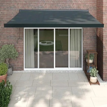 Toldo retráctil aluminio y tela gris antracita 3x2,5 m von , Markisen - Ref: Foro24-3154561, Preis: 442,39 €, Rabatt: -5%%