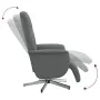 Sillón reclinable con reposapiés tela gris oscuro | Foro24.es | Tu tienda online para hogar, jardín y más Foro24.es