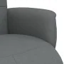 Sillón reclinable con reposapiés tela gris oscuro | Foro24.es | Tu tienda online para hogar, jardín y más Foro24.es