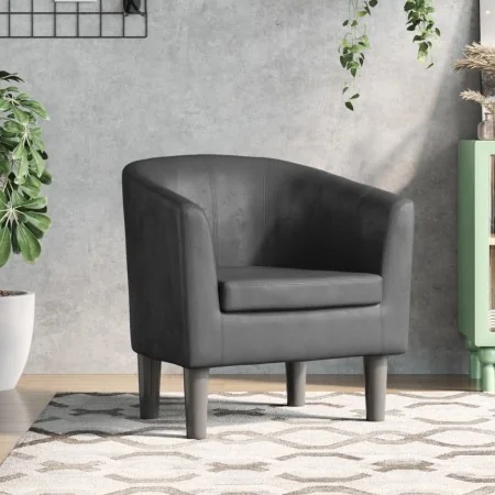 Sillón cuero sintético gris | Foro24.es | Tu tienda online para hogar, jardín y más Foro24.es
