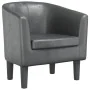 Sillón cuero sintético gris | Foro24.es | Tu tienda online para hogar, jardín y más Foro24.es