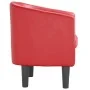 Sillón cuero sintético rojo | Foro24.es | Tu tienda online para hogar, jardín y más Foro24.es