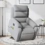 Sillón de masaje eléctrico reclinable elevable tela gris claro by , Armchairs - Ref: Foro24-3205016, Price: 350,83 €, Discoun...