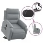 Sillón de masaje eléctrico reclinable elevable tela gris claro by , Armchairs - Ref: Foro24-3205016, Price: 350,83 €, Discoun...
