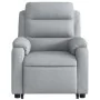 Sillón de masaje eléctrico reclinable elevable tela gris claro by , Armchairs - Ref: Foro24-3205016, Price: 350,83 €, Discoun...