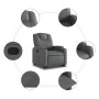 Sillón reclinable elevable cuero artificial gris von , Sessel - Ref: Foro24-3204433, Preis: 334,40 €, Rabatt: -5%%