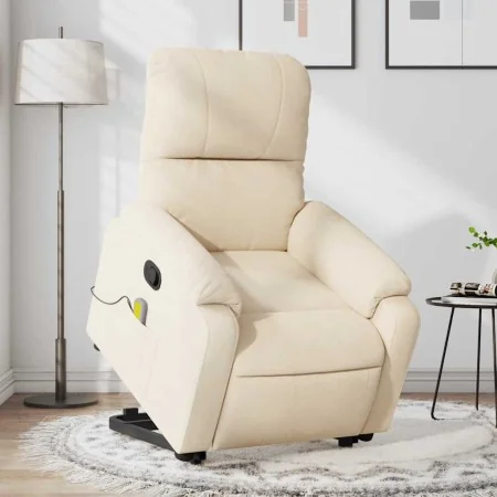 Sillón reclinable de masaje elevable tela de microfibra beige von , Sessel - Ref: Foro24-3204941, Preis: 358,98 €, Rabatt: -5%%