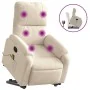 Sillón reclinable de masaje elevable tela de microfibra beige von , Sessel - Ref: Foro24-3204941, Preis: 358,98 €, Rabatt: -5%%