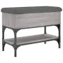 Banco zapatero madera de ingeniería gris Sonoma 62x32x45 cm | Foro24.es | Tu tienda online para hogar, jardín y más Foro24.es