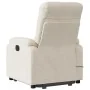 Sillón masaje eléctrico reclinable elevable tela beige by , Armchairs - Ref: Foro24-3204955, Price: 394,35 €, Discount: -5%%