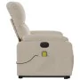 Sillón masaje eléctrico reclinable elevable tela beige by , Armchairs - Ref: Foro24-3204955, Price: 394,35 €, Discount: -5%%