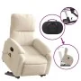 Sillón masaje eléctrico reclinable elevable tela beige by , Armchairs - Ref: Foro24-3204955, Price: 394,35 €, Discount: -5%%
