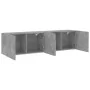 Muebles para TV de pared 2 unidades gris hormigón 80x30x41 cm de , Muebles TV - Ref: Foro24-836959, Precio: 85,26 €, Descuent...