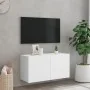 Mueble para TV de pared blanco 80x30x41 cm von , TV-Möbel - Ref: Foro24-836952, Preis: 52,27 €, Rabatt: -5%%