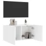 Mueble para TV de pared blanco 80x30x41 cm von , TV-Möbel - Ref: Foro24-836952, Preis: 52,27 €, Rabatt: -5%%