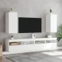 Muebles de TV de pared con luces LED 2 uds blanco 30,5x35x70 cm by , TV Furniture - Ref: Foro24-837233, Price: 102,41 €, Disc...