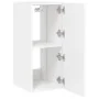 Muebles de TV de pared con luces LED 2 uds blanco 30,5x35x70 cm by , TV Furniture - Ref: Foro24-837233, Price: 102,41 €, Disc...