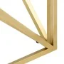 Mesa de centro de acero inoxidable dorado y madera maciza | Foro24.es | Tu tienda online para hogar, jardín y más Foro24.es